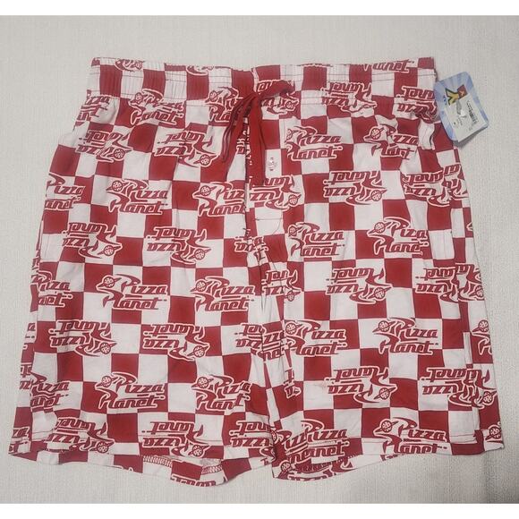 Pizza planet pajama shorts size small men's - Picture 1 of 6